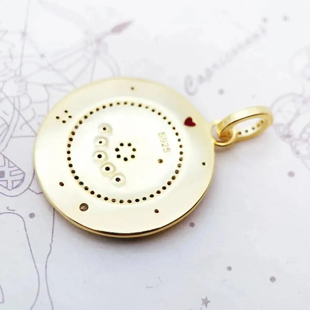 Amulet Magical Lucky Symbol Element Butterfly Nature Tree Dragonfly Cross Pendant Jewelry 925 Sterling Silver Gift For Men Women (Copie)  Pendentif LUNASTRAL