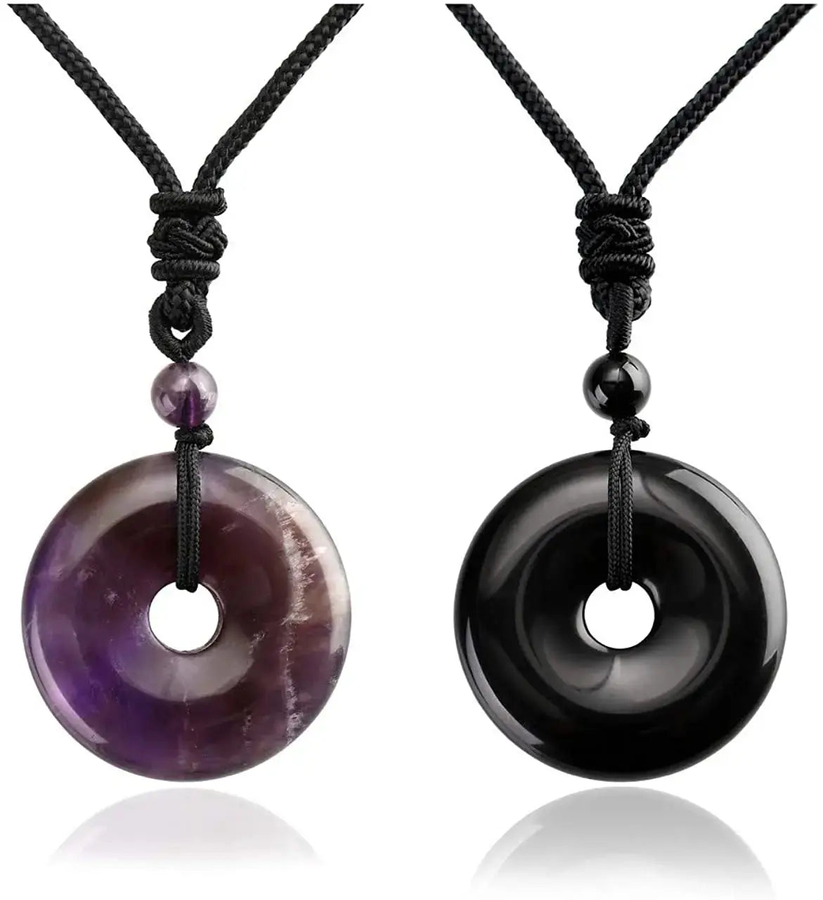 Amulette en Cristal de Chakra  collier LUNASTRAL