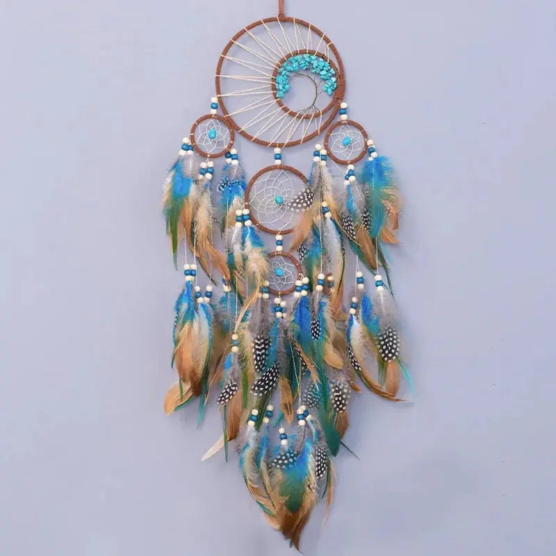 Attrape-Rêves Arbre de Vie et Pierres Naturelles  Amulette LUNASTRAL