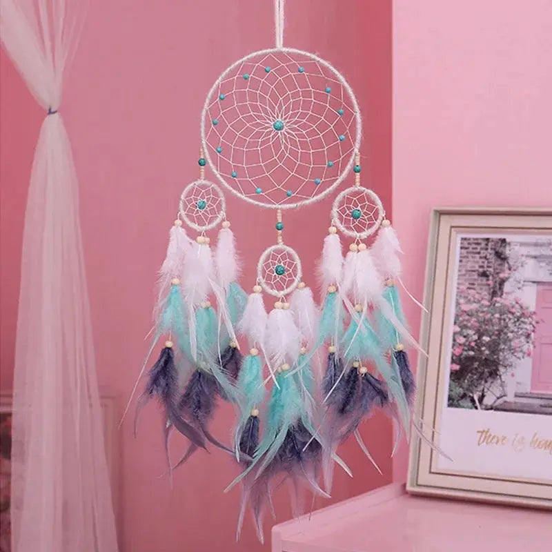 Attrape-Rêves Arbre de Vie et Pierres Naturelles  Amulette LUNASTRAL