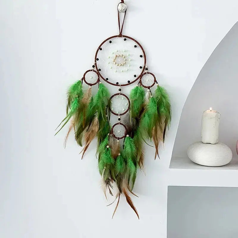 Attrape-Rêves Arbre de Vie et Pierres Naturelles  Amulette LUNASTRAL