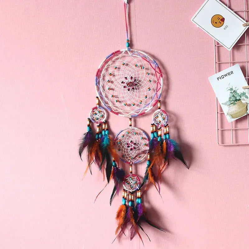 Attrape-Rêves Arbre de Vie et Pierres Naturelles  Amulette LUNASTRAL