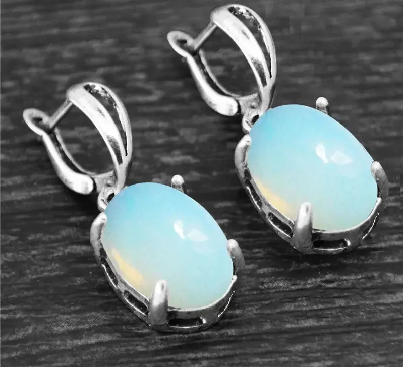 Boucles d’Oreilles en Pierres Naturelles  boucles d'oreilles LUNASTRAL