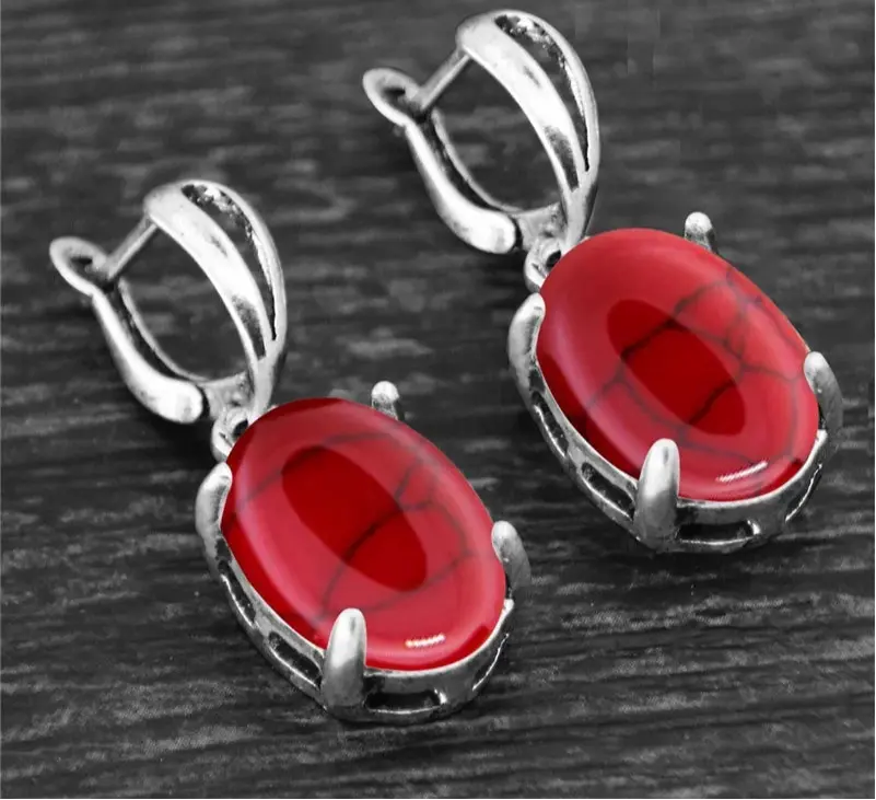 Boucles d’Oreilles en Pierres Naturelles  boucles d'oreilles LUNASTRAL