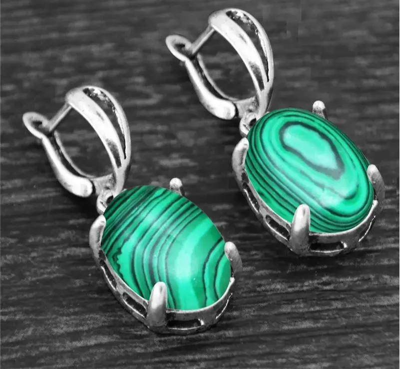 Boucles d’Oreilles en Pierres Naturelles  boucles d'oreilles LUNASTRAL