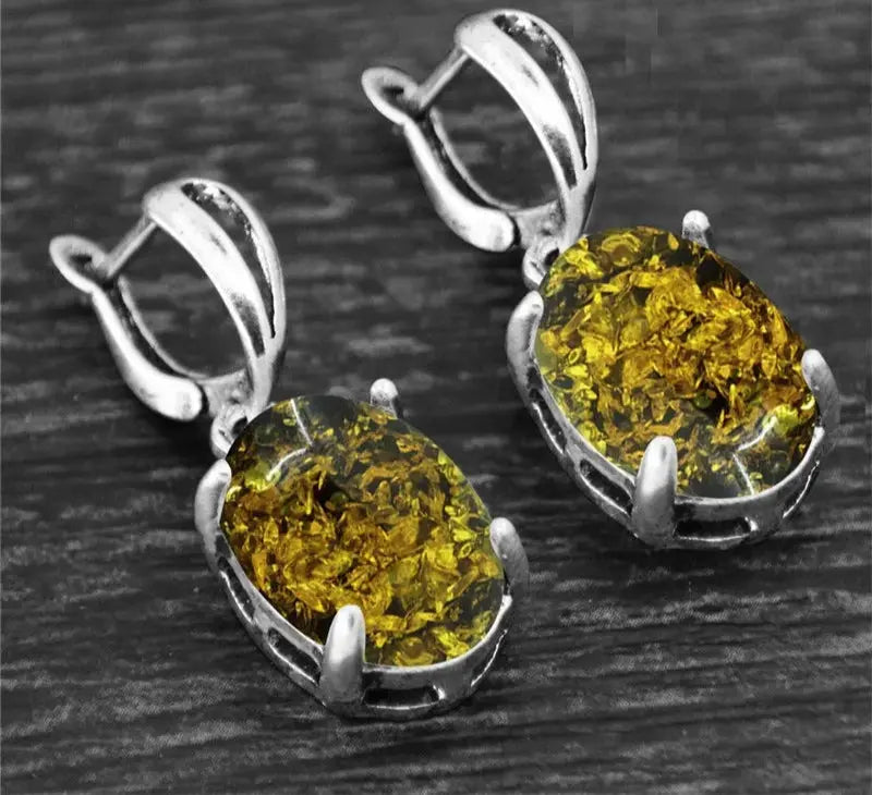 Boucles d’Oreilles en Pierres Naturelles  boucles d'oreilles LUNASTRAL