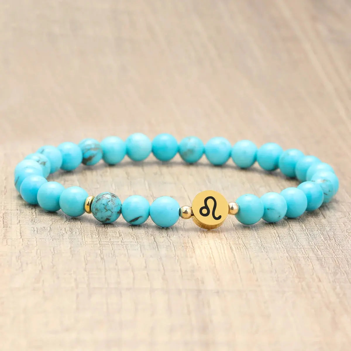 Bracelet 12 Signes Zodiaque en Turquoise  bracelet LUNASTRAL