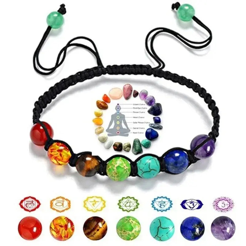 Bracelet des 7 Chakras  bracelet LUNASTRAL