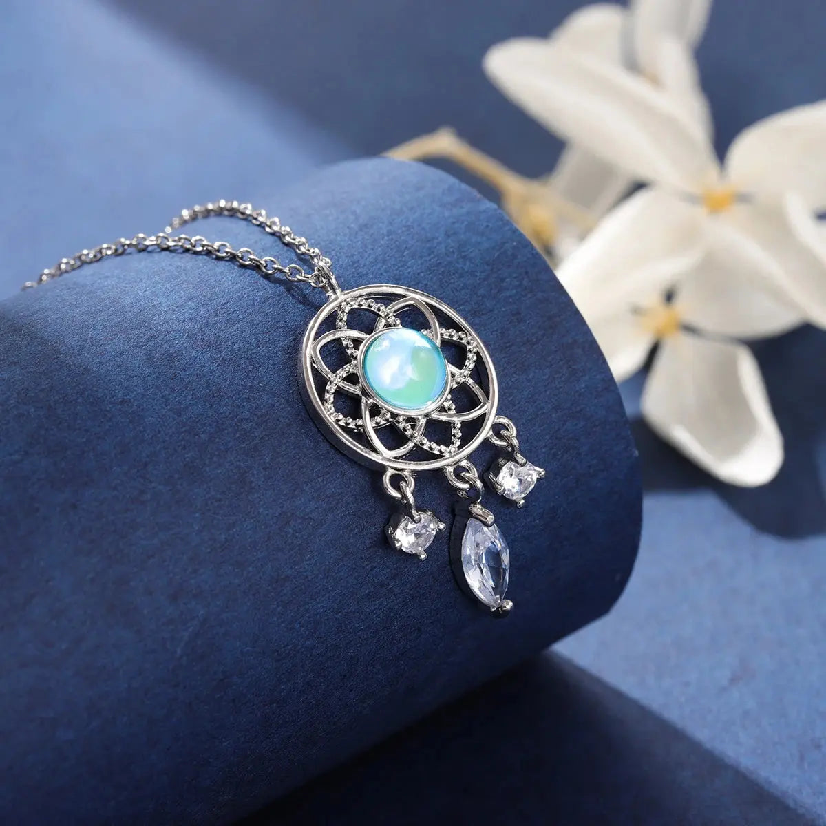 Collier Attrape-Rêves en Argent  collier LUNASTRAL