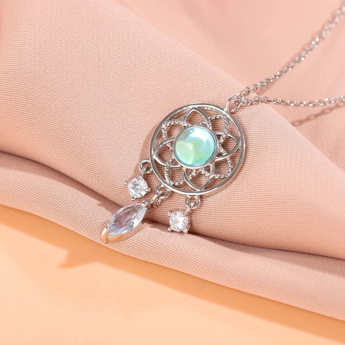 Collier Attrape-Rêves en Argent  collier LUNASTRAL