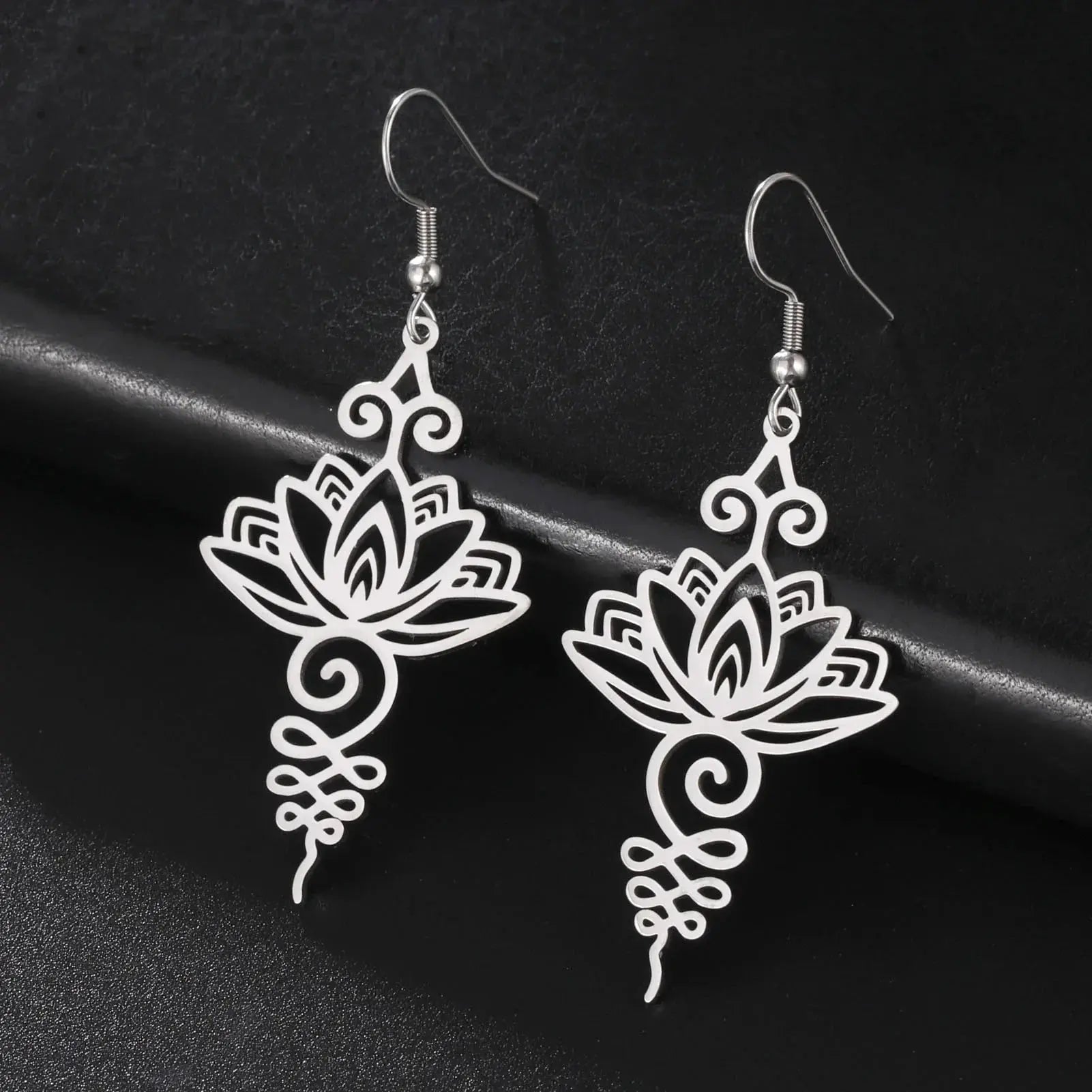 La Fleur de Lotus  boucles d'oreilles LUNASTRAL