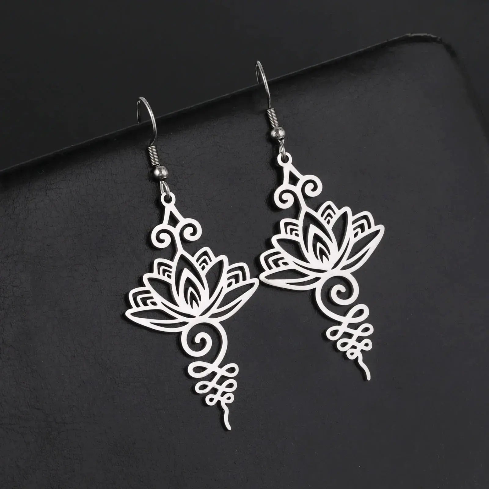 La Fleur de Lotus  boucles d'oreilles LUNASTRAL
