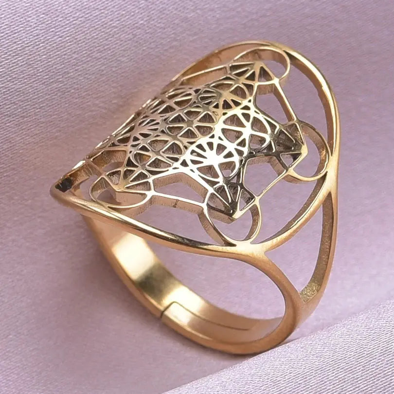 Bague de l’Équilibre - Étoile à Six Points LUNASTRAL