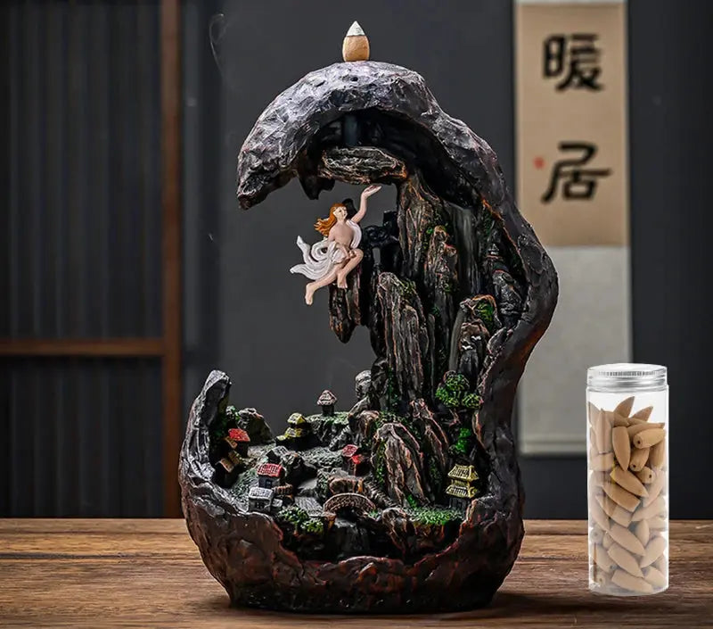 Grand Brûleur d’Encens Cascade Zen LUNASTRAL