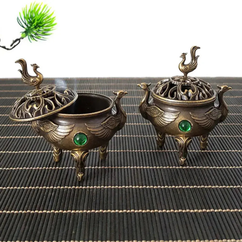 Brûleur d’Encens Phoenix en Bronze LUNASTRAL