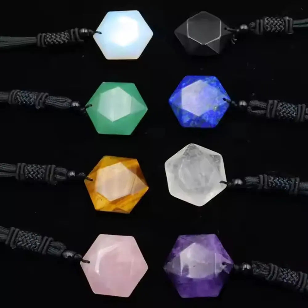 Collier Énergétique Hexagramme LUNASTRAL