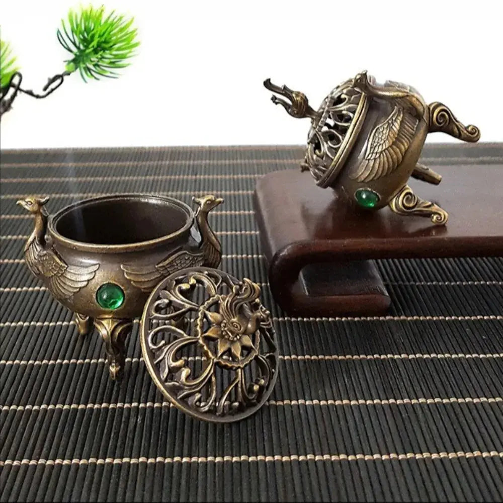 Brûleur d’Encens Phoenix en Bronze LUNASTRAL