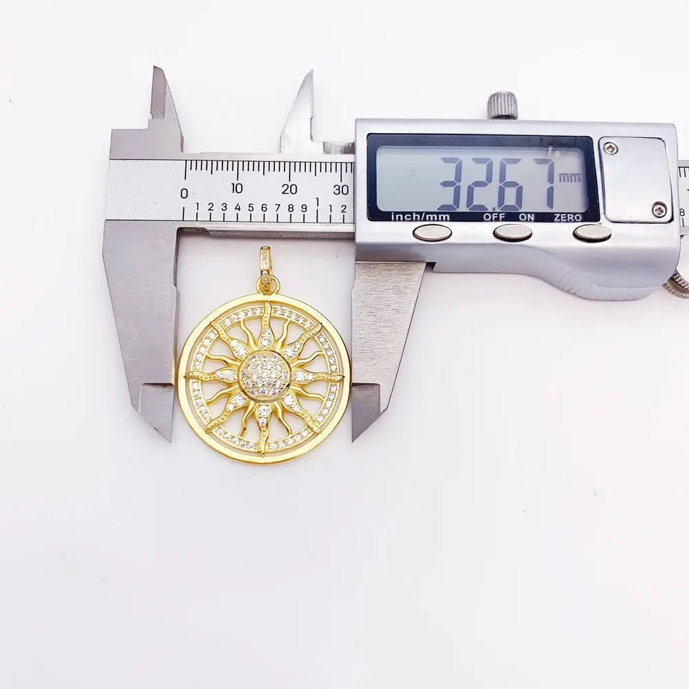 L'Amulette du Soleil – Bijou en Argent et Or LUNASTRAL