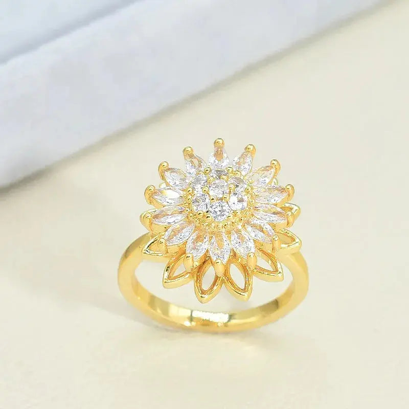 Bijoux Tournesol Rotatif Anti-Stress LUNASTRAL