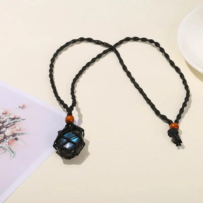 Pendule en Labradorite Naturelle LUNASTRAL