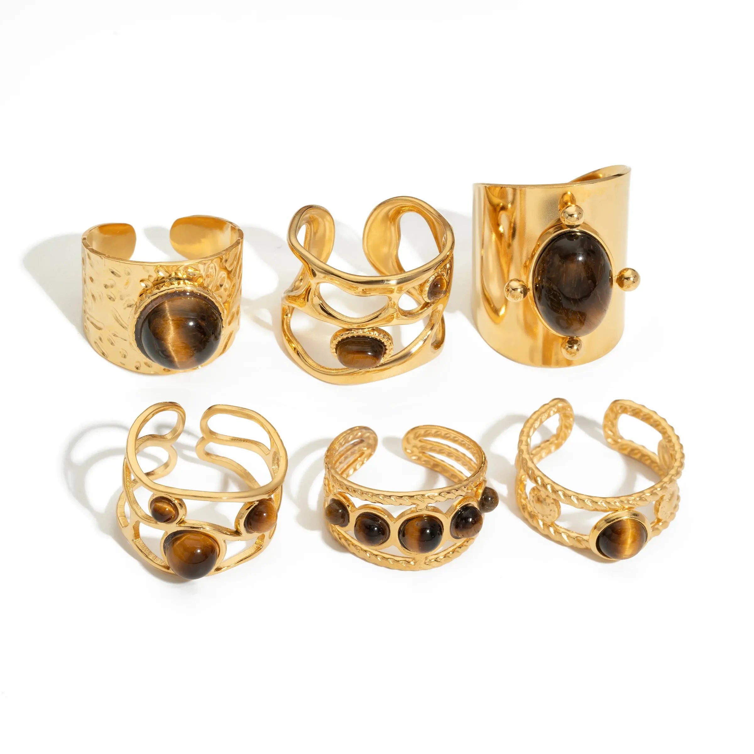 Bague Boho Plaqué Or LUNASTRAL