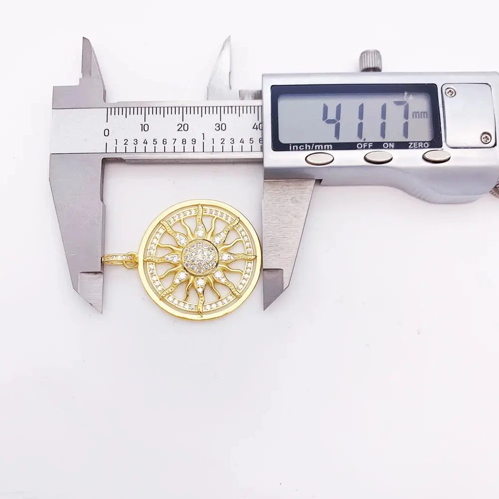 L'Amulette du Soleil – Bijou en Argent et Or LUNASTRAL