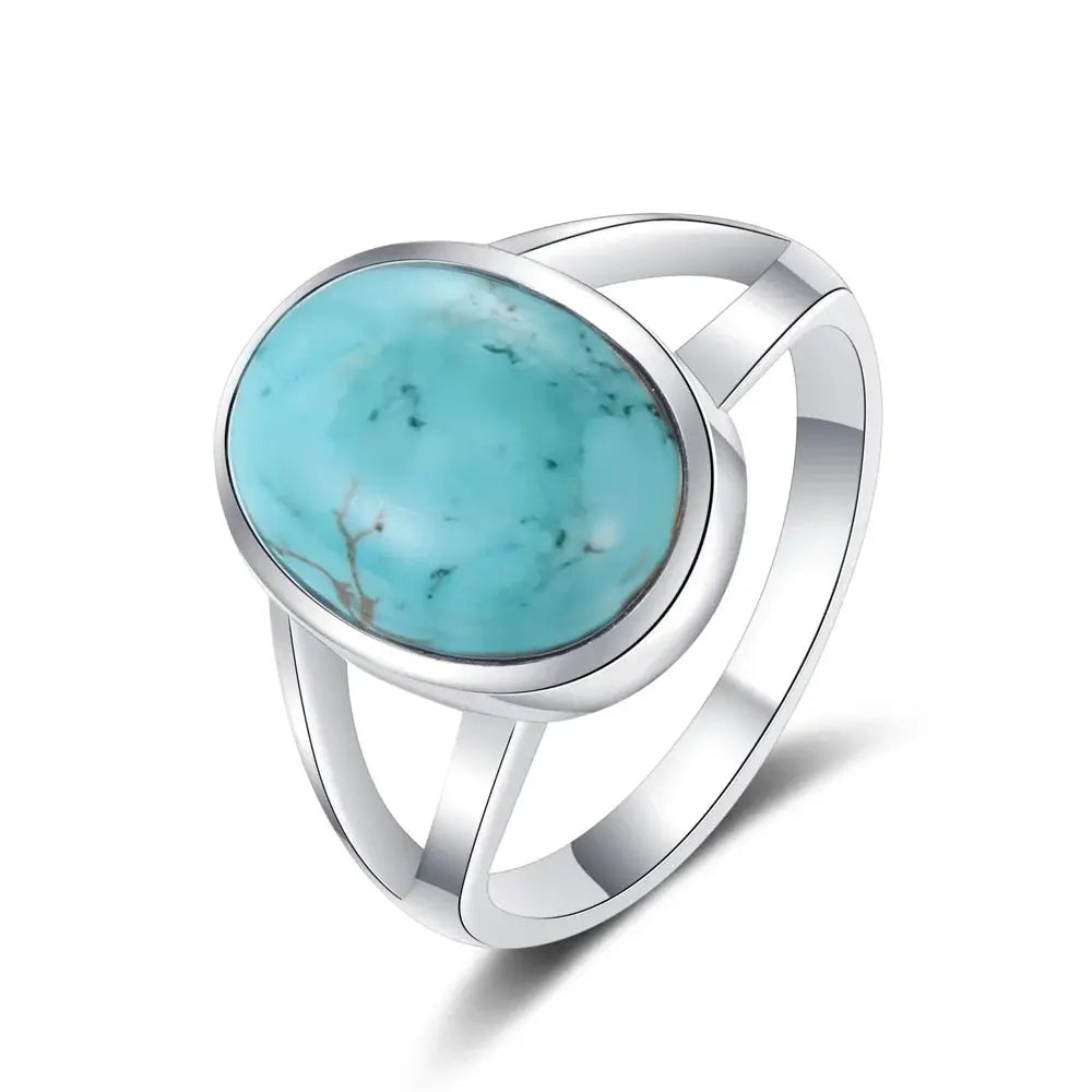 Bague en Argent Labradorite, Œil de Tigre ou Pierre de Lune LUNASTRAL