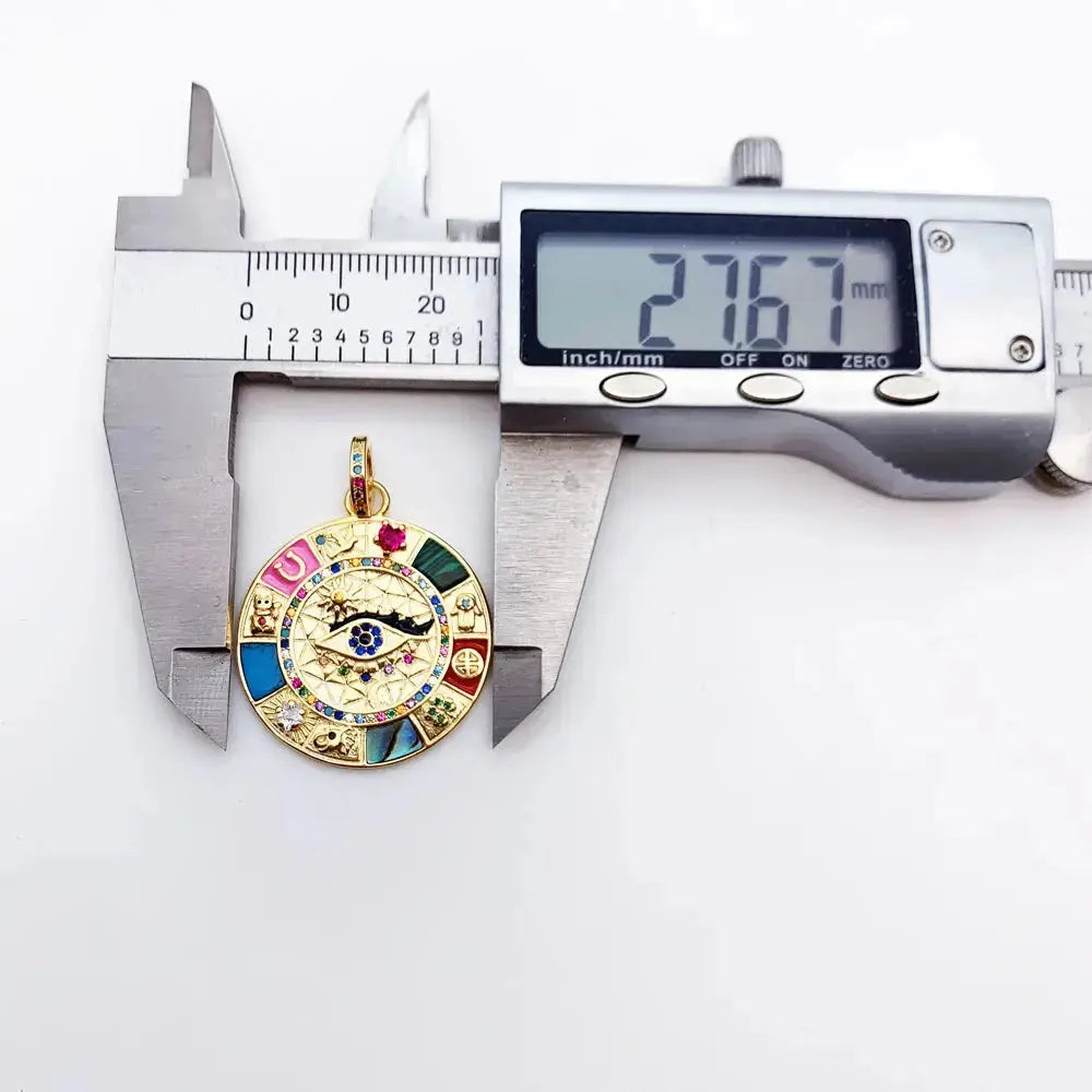 Amulet Magical Lucky Symbol Element Butterfly Nature Tree Dragonfly Cross Pendant Jewelry 925 Sterling Silver Gift For Men Women (Copie)  Pendentif LUNASTRAL