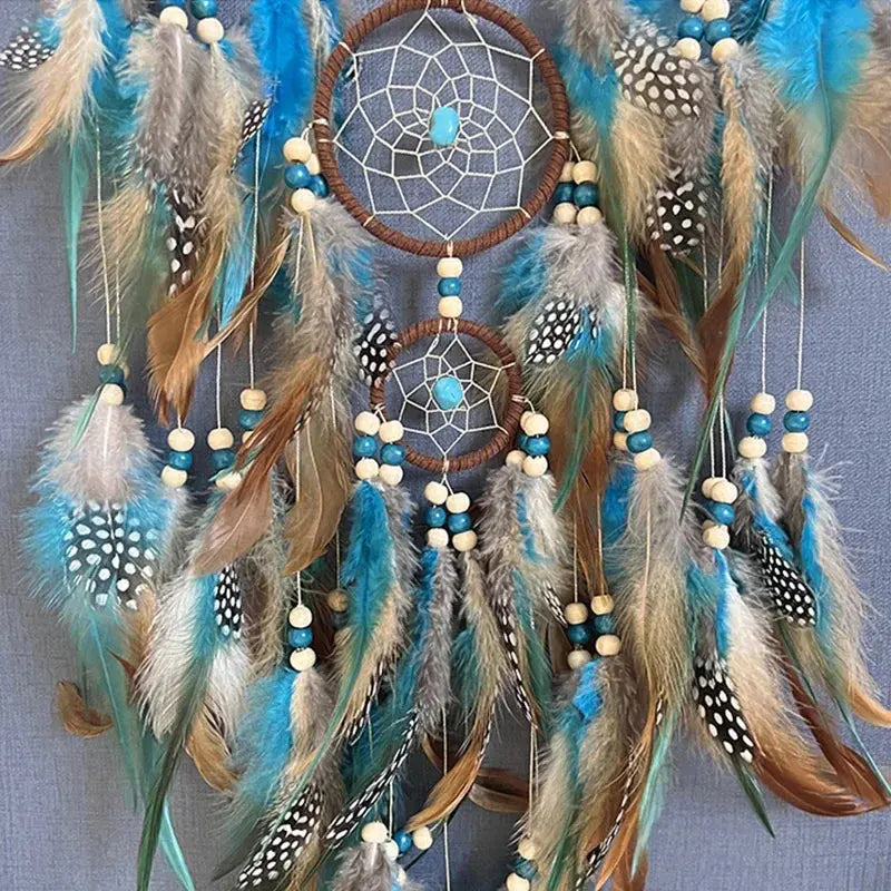 Attrape-Rêves Arbre de Vie et Pierres Naturelles  Amulette LUNASTRAL