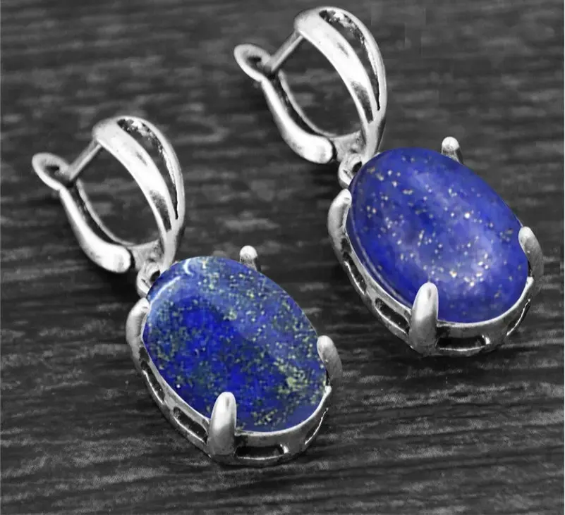 Boucles d’Oreilles en Pierres Naturelles  boucles d'oreilles LUNASTRAL