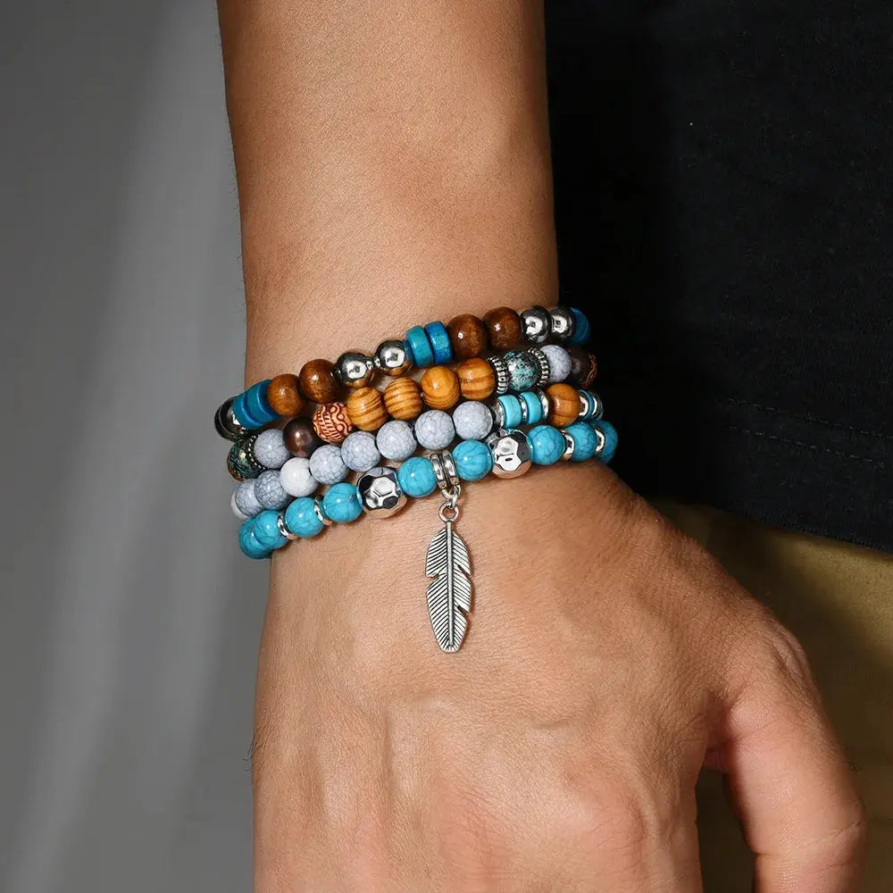 Bracelet Bohème Vintage Multicouches  bracelet LUNASTRAL