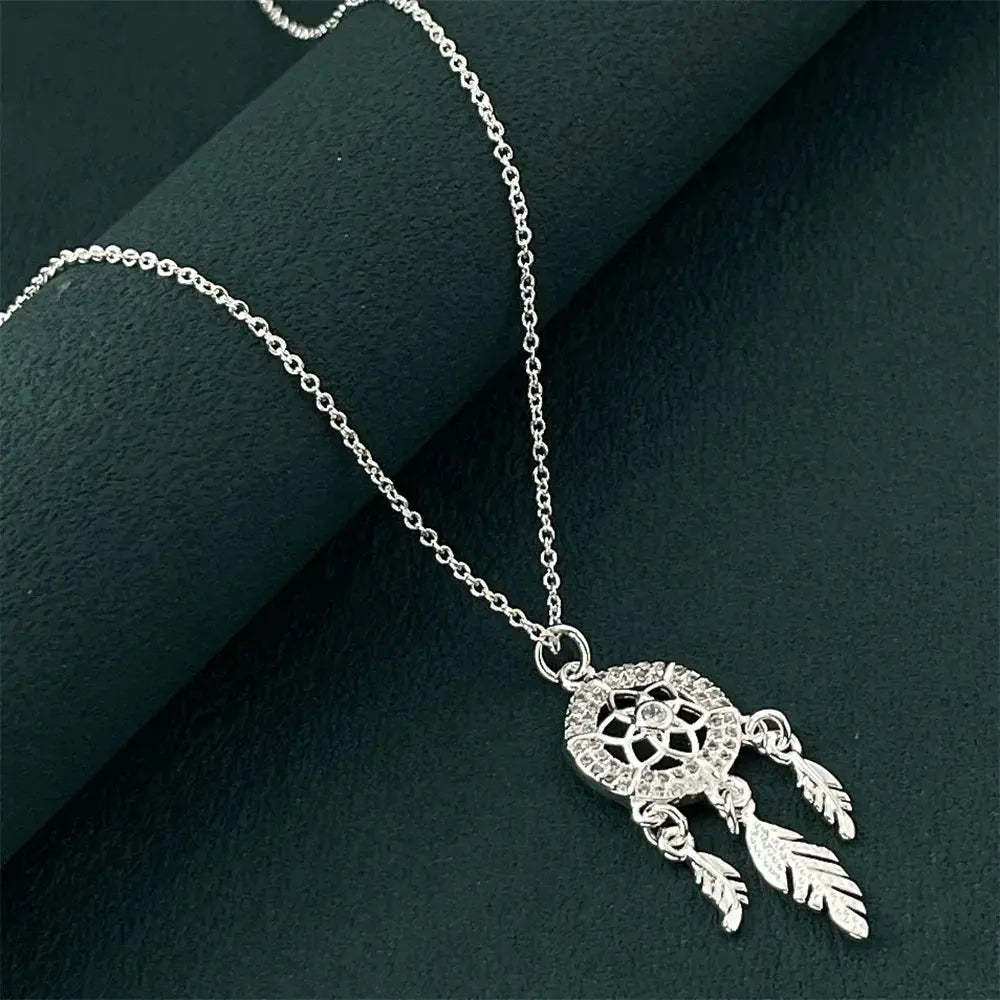 Collier Attrape-Rêves Argent  collier LUNASTRAL