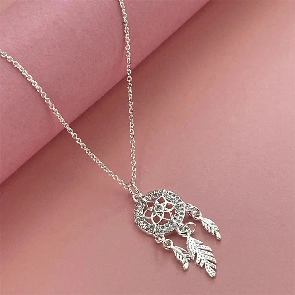 Collier Attrape-Rêves Argent  collier LUNASTRAL