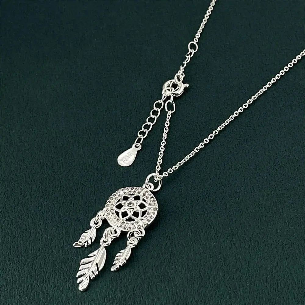 Collier Attrape-Rêves Argent  collier LUNASTRAL