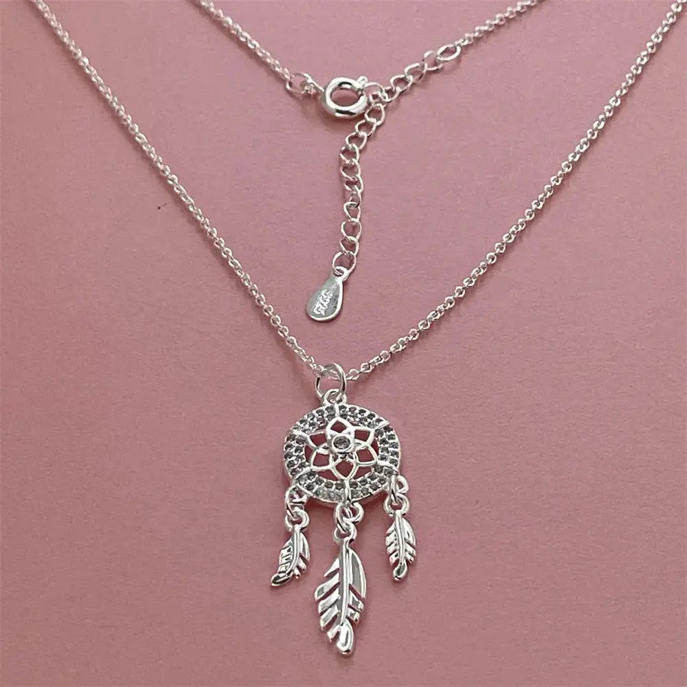 Collier Attrape-Rêves Argent  collier LUNASTRAL
