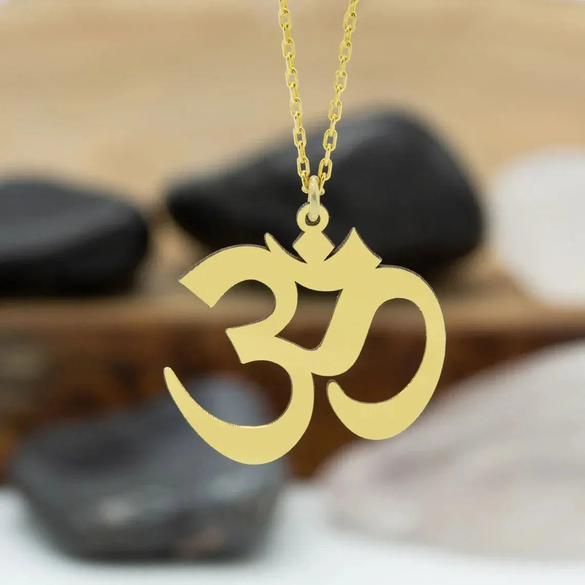 Collier Om et Chakras  collier LUNASTRAL