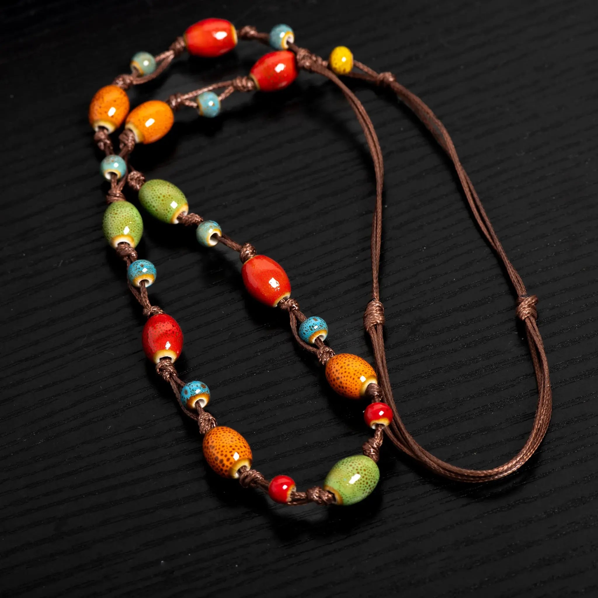 Collier et Bracelet en Céramique Colorée  collier LUNASTRAL