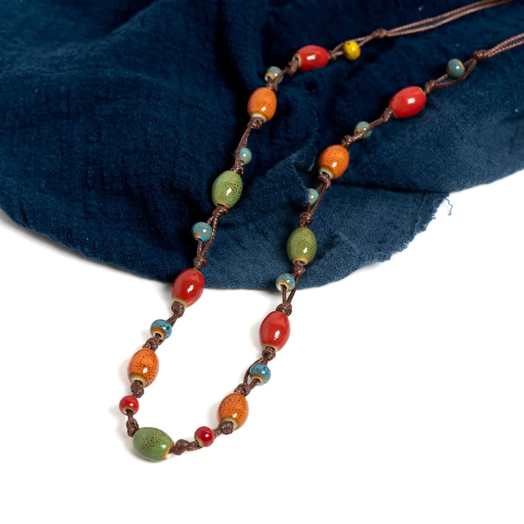 Collier et Bracelet en Céramique Colorée  collier LUNASTRAL