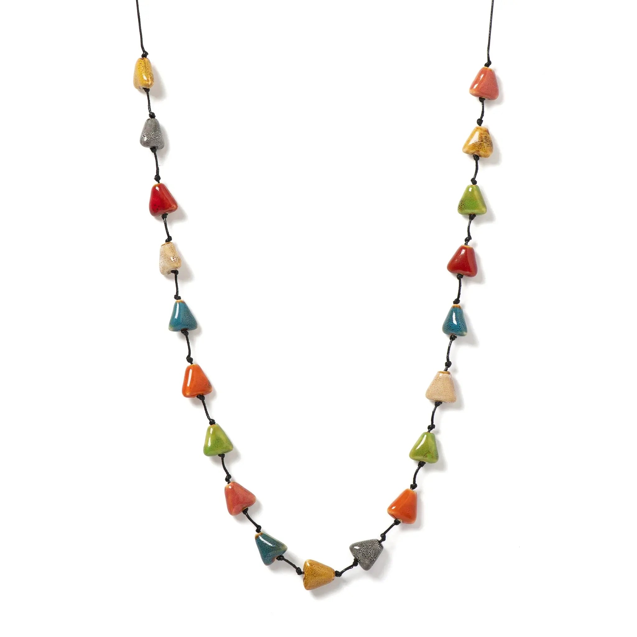 Collier et Bracelet en Céramique Colorée  collier LUNASTRAL