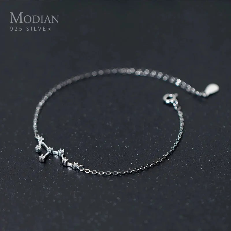 Bracelet Constellation Zodiaque – Argent LUNASTRAL