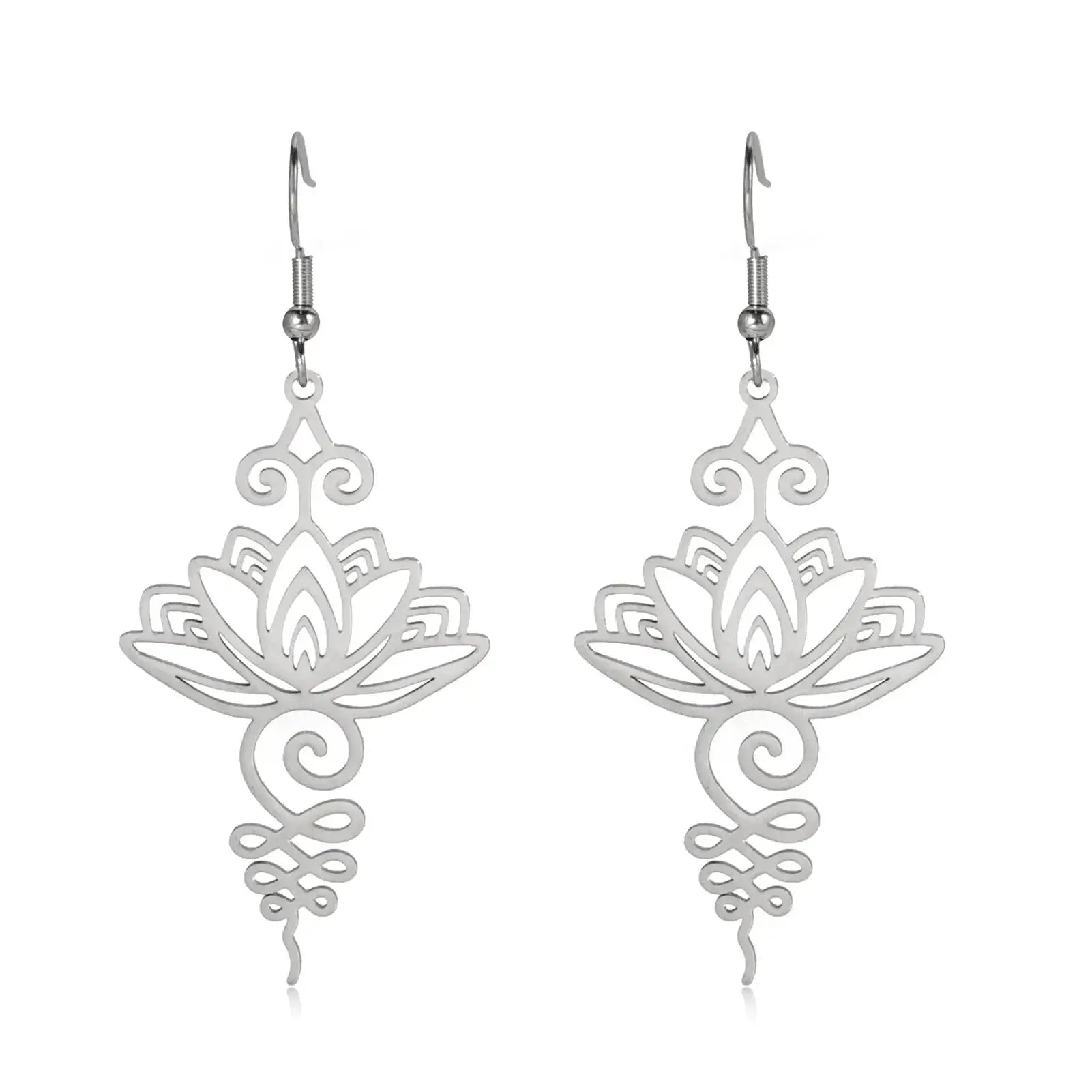 La Fleur de Lotus  boucles d'oreilles LUNASTRAL