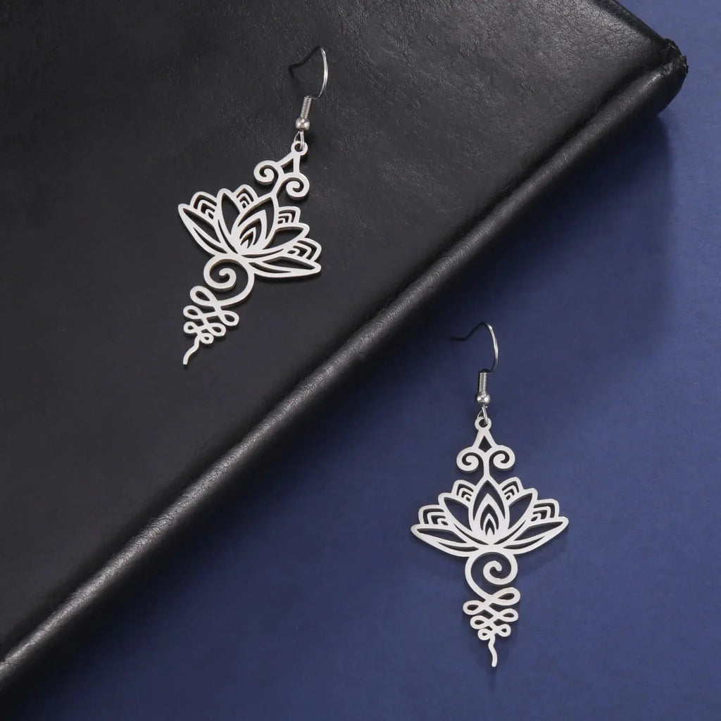 La Fleur de Lotus  boucles d'oreilles LUNASTRAL