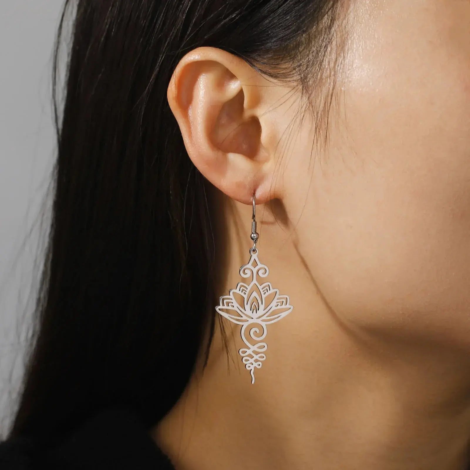 La Fleur de Lotus  boucles d'oreilles LUNASTRAL