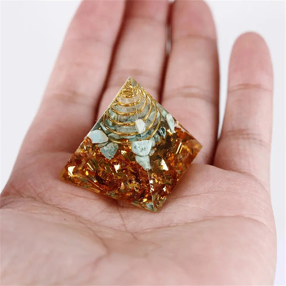 Pyramide d’Énergie Orgone  orgonite LUNASTRAL