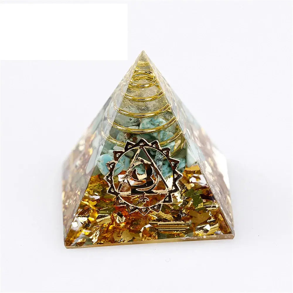 Pyramide d’Énergie Orgone  orgonite LUNASTRAL