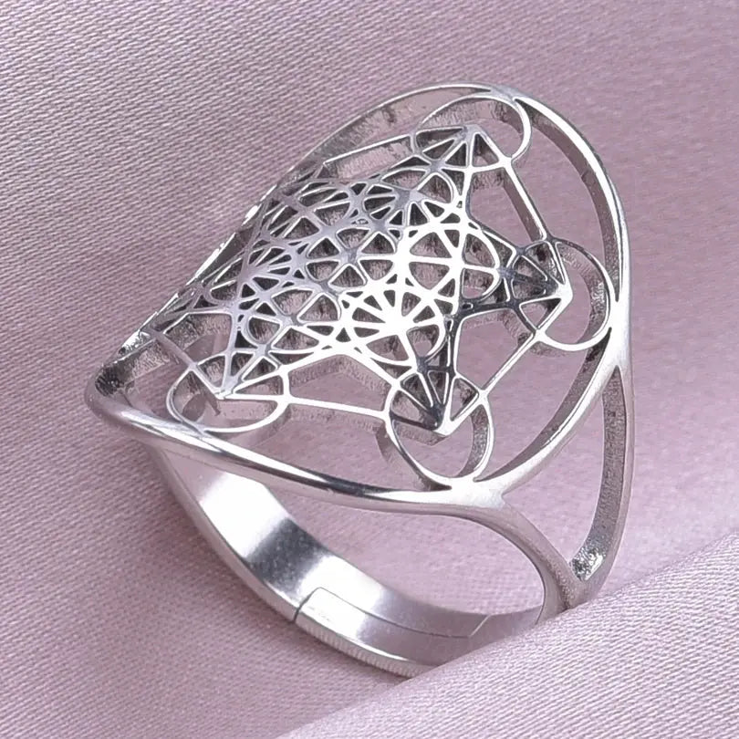 Bague de l’Équilibre - Étoile à Six Points LUNASTRAL