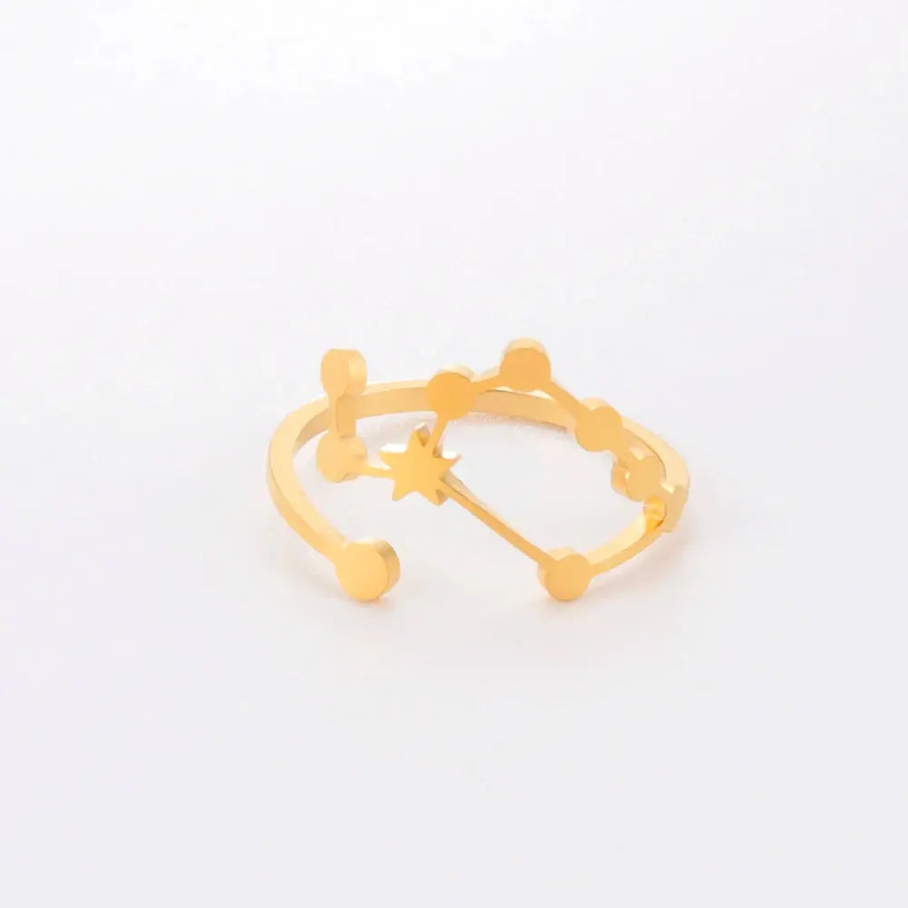 Bague Zodiaque 12 Constellations - Or LUNASTRAL