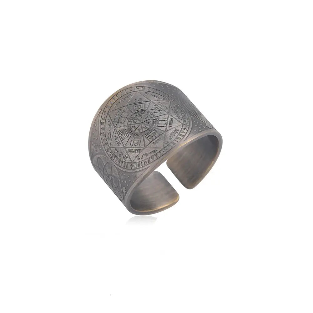 Bague de Protection – Sceau des 7 Archanges LUNASTRAL