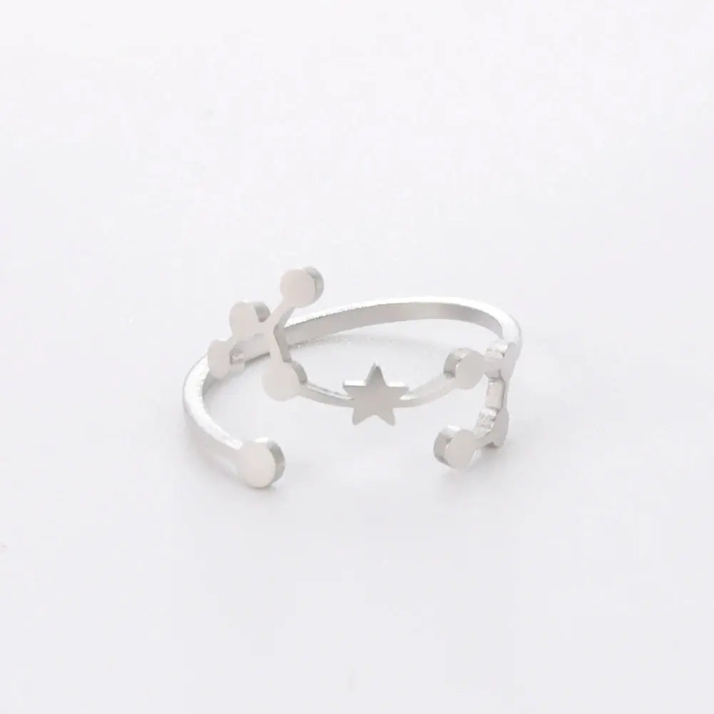 Bague Zodiaque 12 Constellations - Or LUNASTRAL