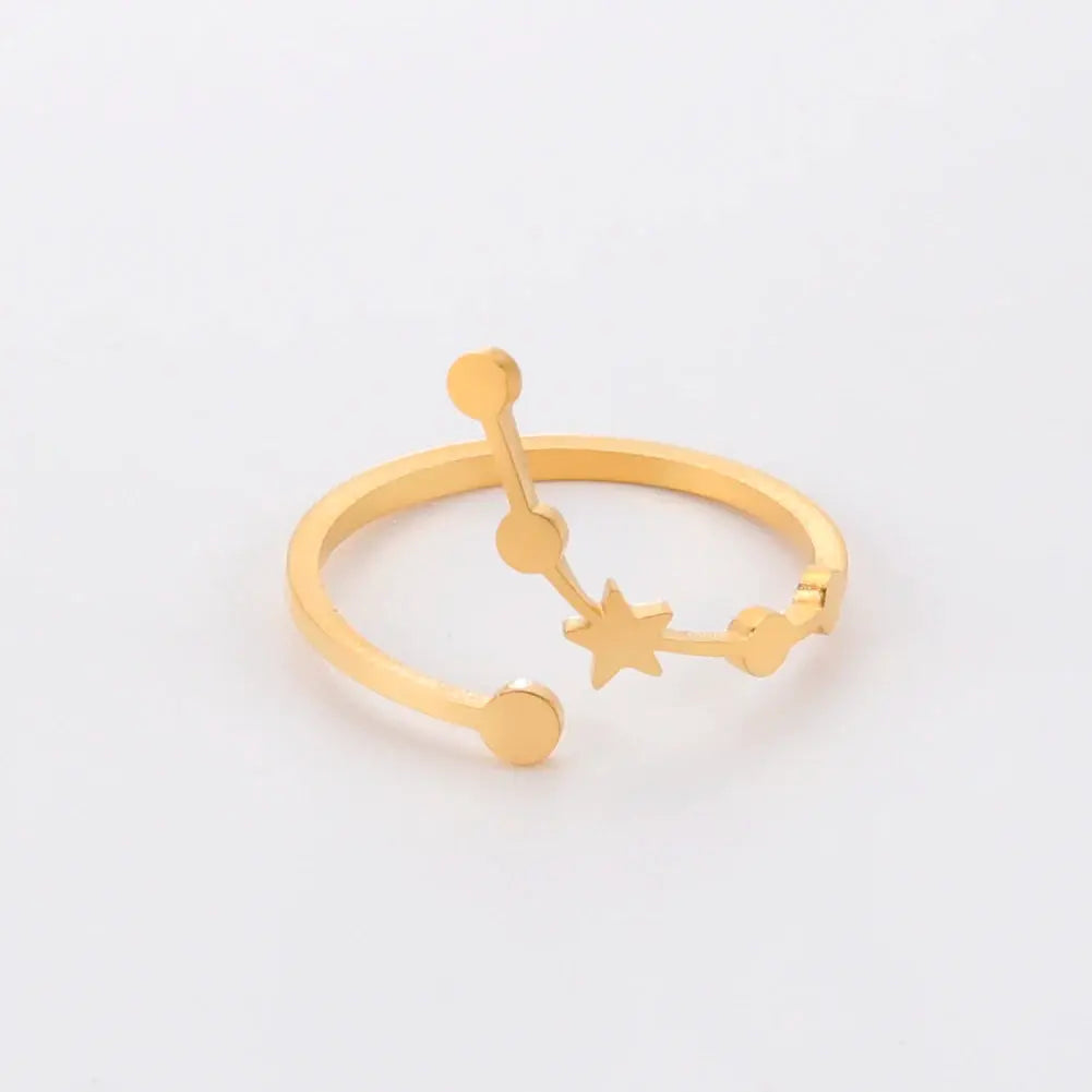 Bague Zodiaque 12 Constellations - Or LUNASTRAL